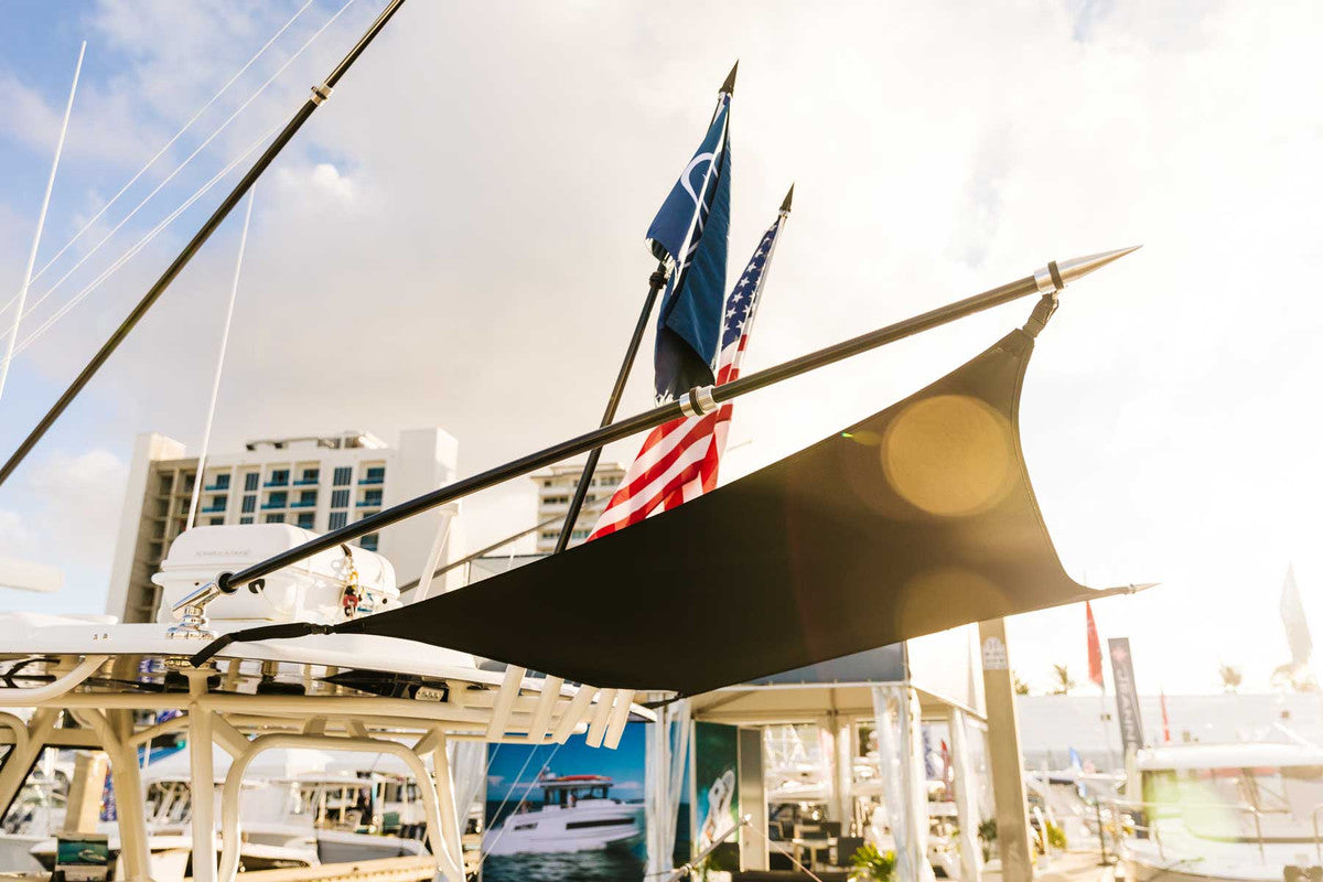 How to Install a Flag Pole for Boats Installing a Boat Flag Holder