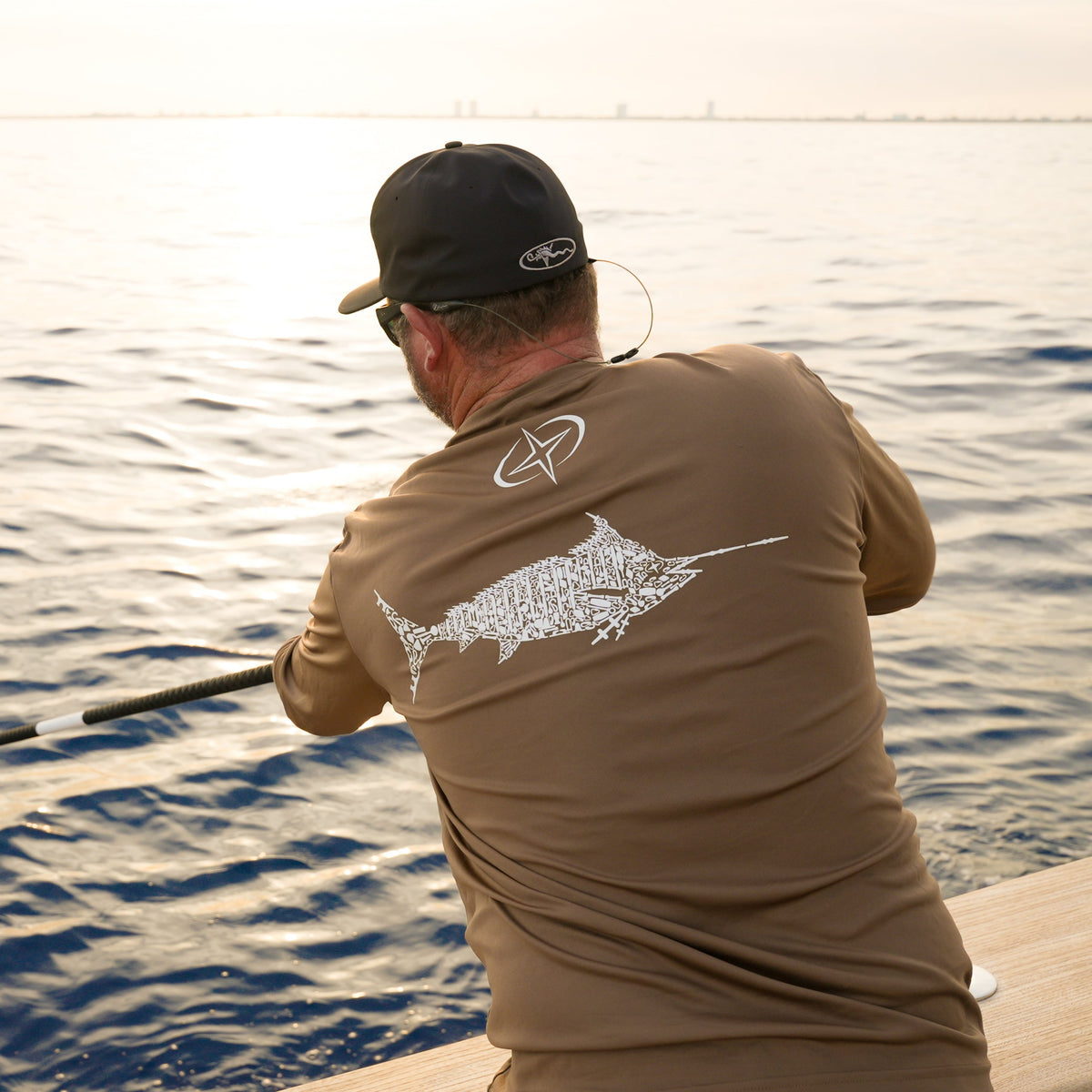 【Stone 】MAGLIA◆8015508XA Men's Long Sleeve Sport-Tek Marlin Shirt