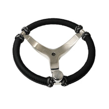 Load image into Gallery viewer, Capt. Hunter's Nautical Creations Paracord Wrapped, 13-1/2" Wheel w/ Knob