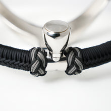 Load image into Gallery viewer, Capt. Hunter's Nautical Creations Paracord Wrapped, 13-1/2" Wheel w/ Knob