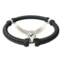 Load image into Gallery viewer, Capt. Hunter's Nautical Creations Paracord Wrapped, 13-1/2" Wheel w/ Knob