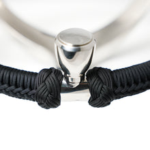 Load image into Gallery viewer, Capt. Hunter's Nautical Creations Paracord Wrapped, 13-1/2" Wheel w/ Knob
