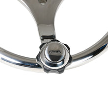 Load image into Gallery viewer, Edson Polished Stainless Steering Wheel- 1710ST