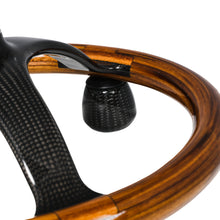 Load image into Gallery viewer, Edson Teak Steering Wheel- 33
