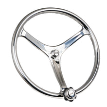 Load image into Gallery viewer, Edson Polished Stainless Steering Wheel- 1710ST