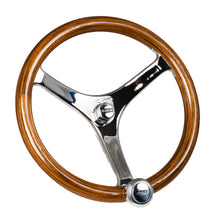 Load image into Gallery viewer, Edson Teak Steering Wheel- 33