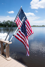 Load image into Gallery viewer, Coastal Hybrid Flagpole, Fixed 4.5', White