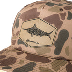Richardson Duck Camo Leather Patch Hat