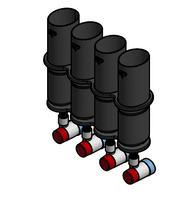 Load image into Gallery viewer, Carbon Fiber Tuna Tube with Brackets