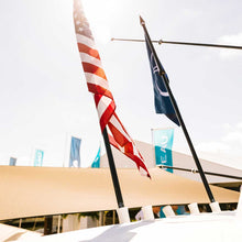 Load image into Gallery viewer, Coastal Hybrid Flagpole, Fixed 8', Black