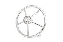 Load image into Gallery viewer, 13" Stainless Steel Steering Wheel FG w/knob