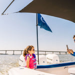 Quick Boat Shade Hybrid Pole Pair, Collapsible 9', Black