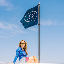 Load image into Gallery viewer, Coastal Hybrid Flagpole, Fixed 8', Black
