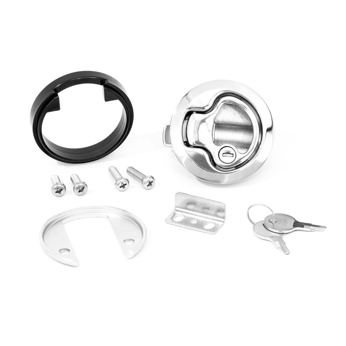 2" Slam Latch Locking, Beveled Face, Kit