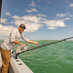 Dredge Boom Fishing Setup, 8ft with Safety Tie Back