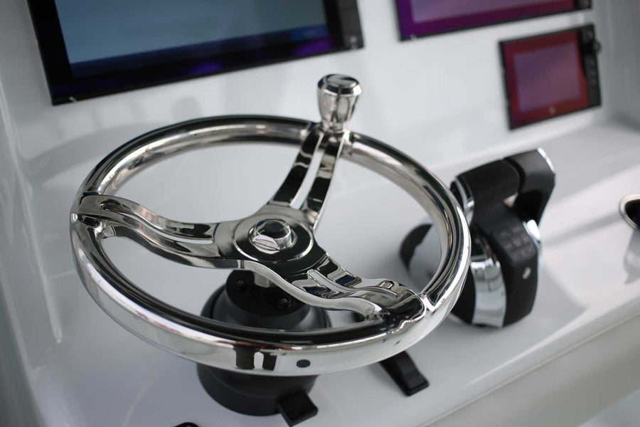 Removing and Replacing a Boat Steering Wheel