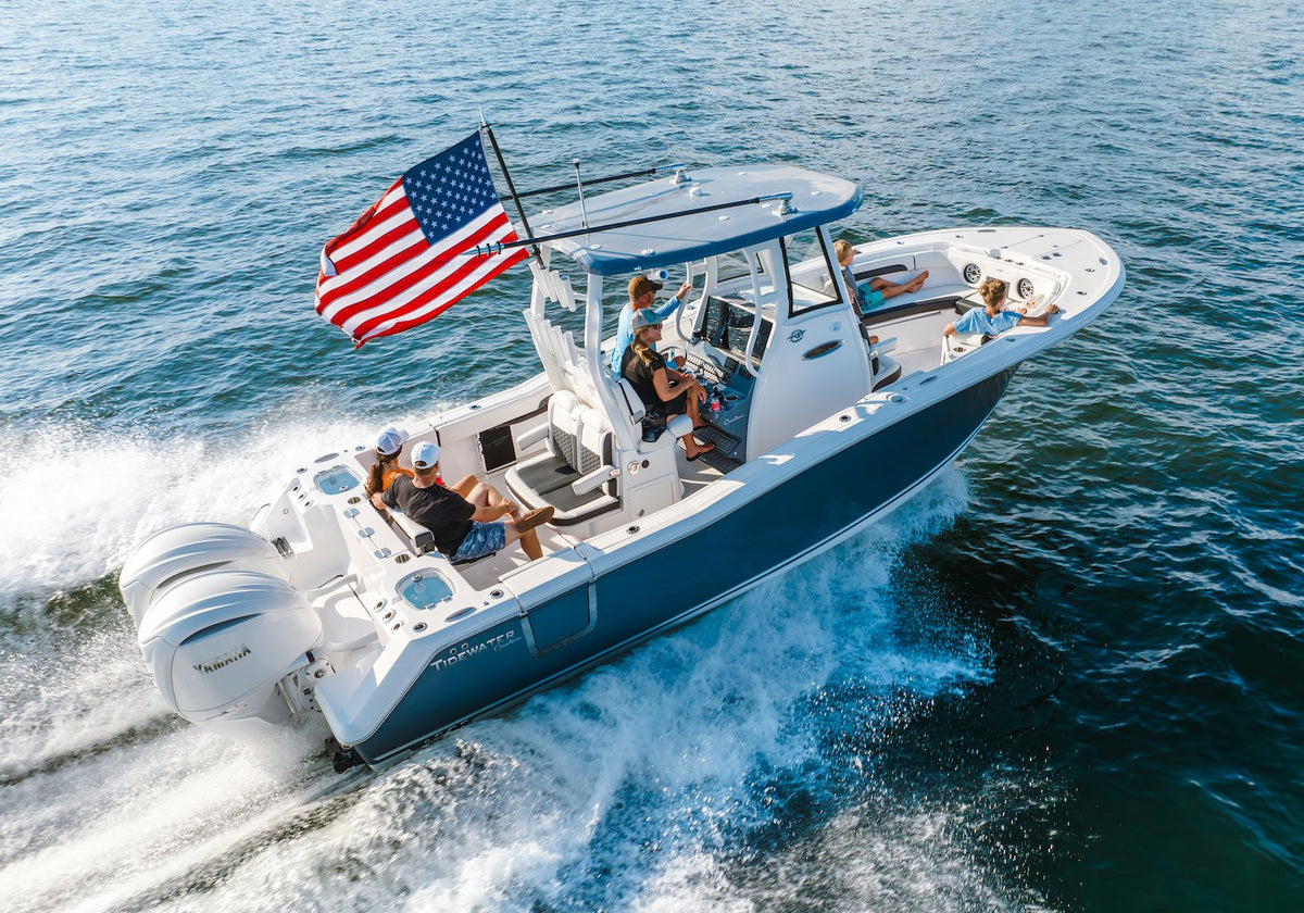 Deluxe Fishing Outrigger System | Center Console Boat Outriggers