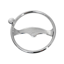 Load image into Gallery viewer, 13&quot; Stainless Steel Bluewater Steering Wheel w/ Deluxe Knob
