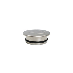 Knob Cap, Stainless Steel, GEM Logo