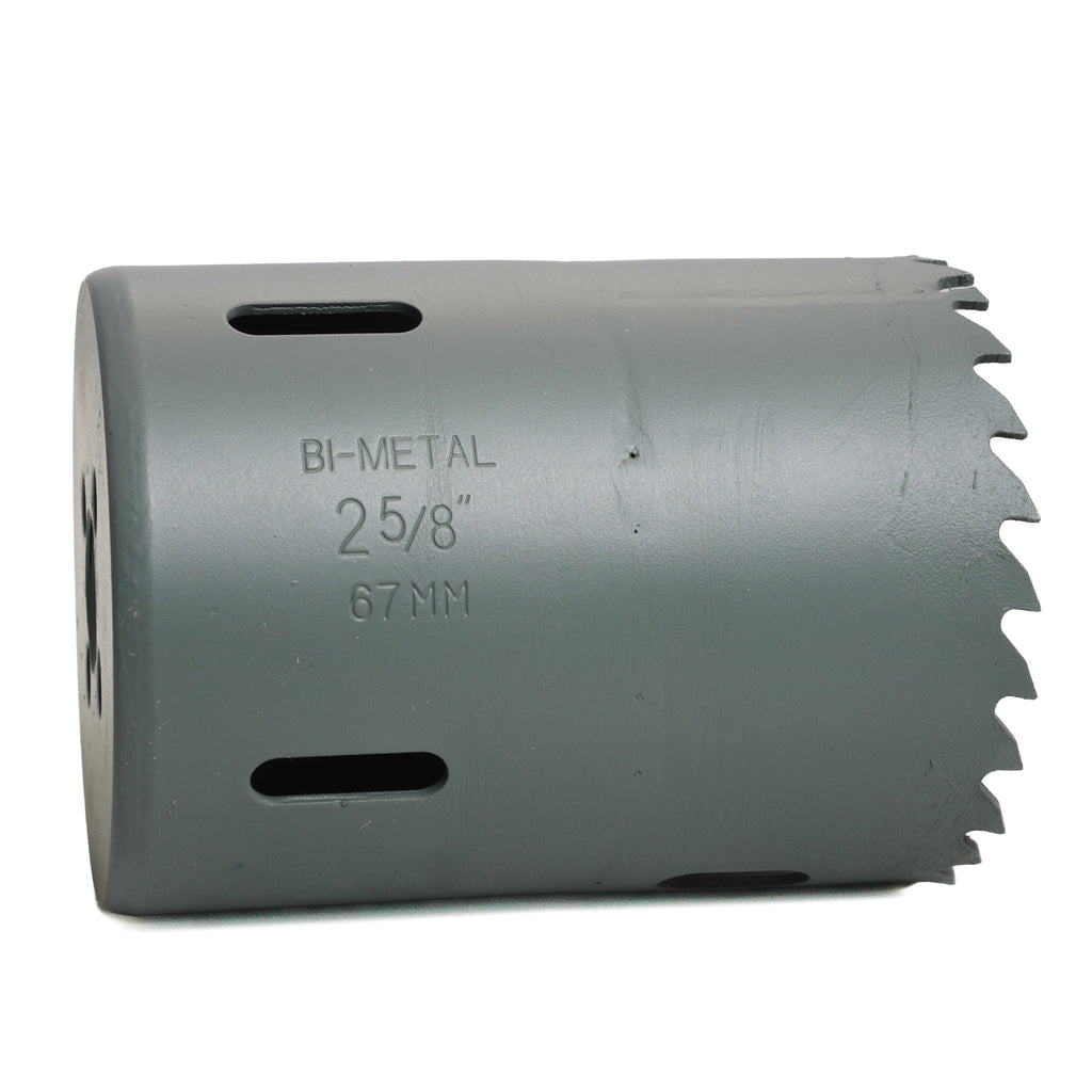 Hole Saw, 2-5/8” diameter x 3.25” drill depth, for Bluewater HD Rod Holders