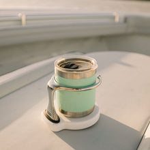 Load image into Gallery viewer, Drink Holder, Single, Stainless with White Poly Base
