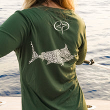 Load image into Gallery viewer, Women&#39;s Long Sleeve Sport-Tek Marlin Shirt
