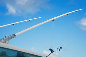 Bluewater Fixed-Length Externally Rigged Carbon Fiber Outriggers (pair)