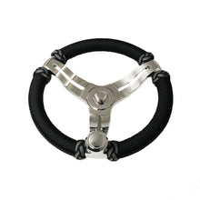 Load image into Gallery viewer, Capt. Hunter&#39;s Nautical Creations Paracord Wrapped Belloca Wheel
