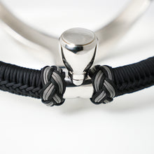 Load image into Gallery viewer, Capt. Hunter&#39;s Nautical Creations Paracord Wrapped, 13-1/2&quot; Wheel w/ Knob
