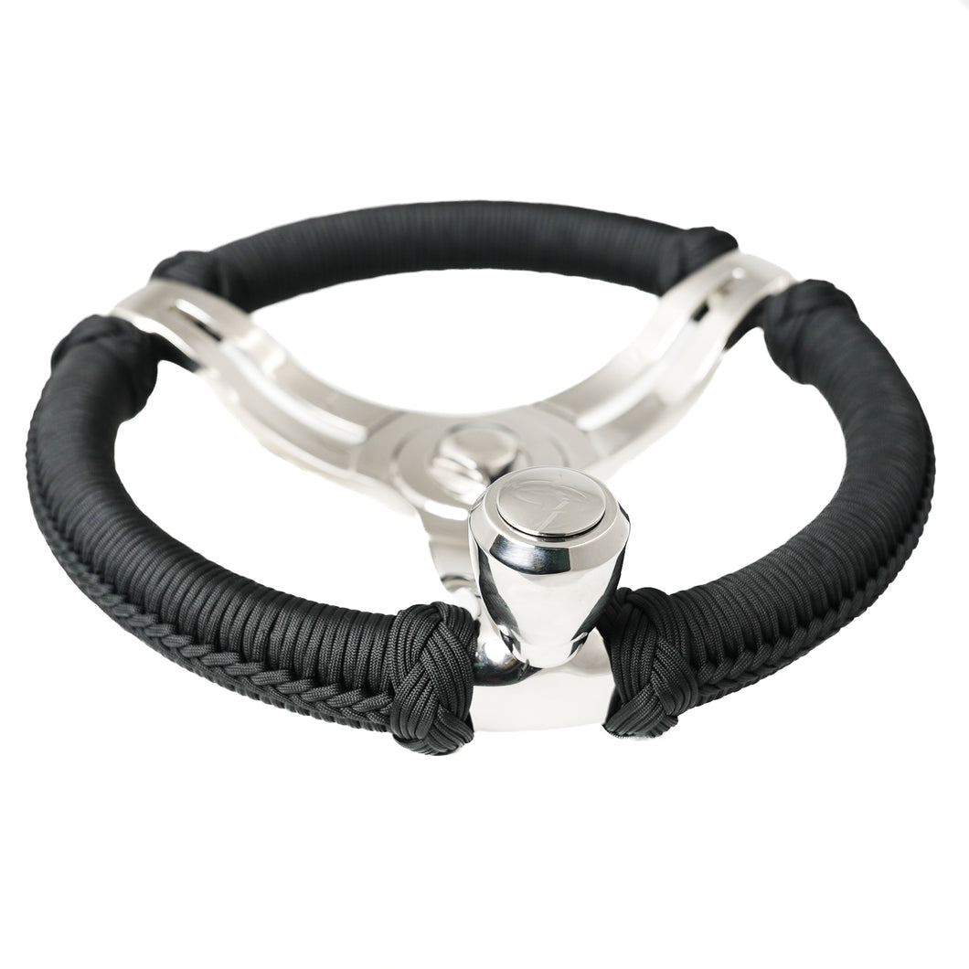 Capt. Hunter's Nautical Creations Paracord Wrapped Belloca Wheel