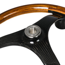 Load image into Gallery viewer, Edson Teak Steering Wheel- 33
