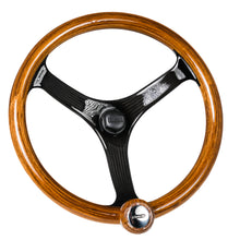 Load image into Gallery viewer, Edson Teak Steering Wheel- 33
