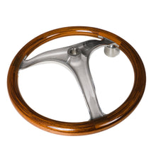 Load image into Gallery viewer, Edson Teak Steering Wheel- 33
