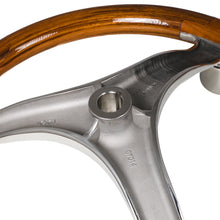 Load image into Gallery viewer, Edson Teak Steering Wheel- 33
