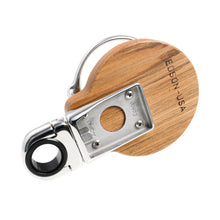 Load image into Gallery viewer, Single Clamp-On Stainless Steel Drink Holder w/Teak Base
