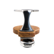 Load image into Gallery viewer, Single Clamp-On Stainless Steel Drink Holder w/Teak Base
