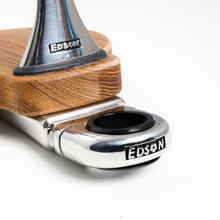 Load image into Gallery viewer, Single Clamp-On Stainless Steel Drink Holder w/Teak Base
