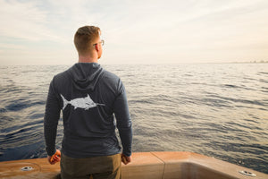 Men's Long Sleeve Sport-Tek Marlin Hooded Shirt