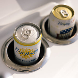 Stainless Steel Bluewater Boat Cup Holder with Drain