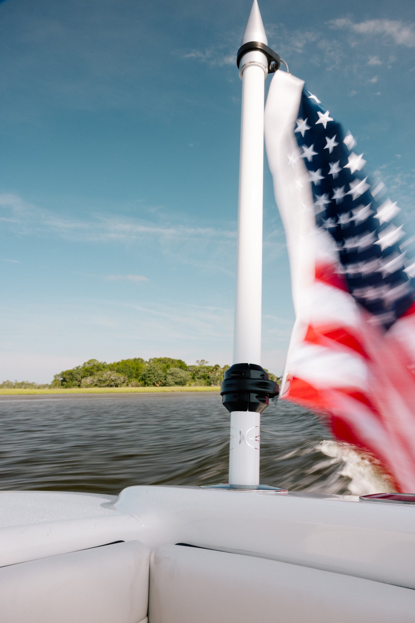 Boat Flag Pole, 2 Pack Pontoon Boat Accessories Flag Pole