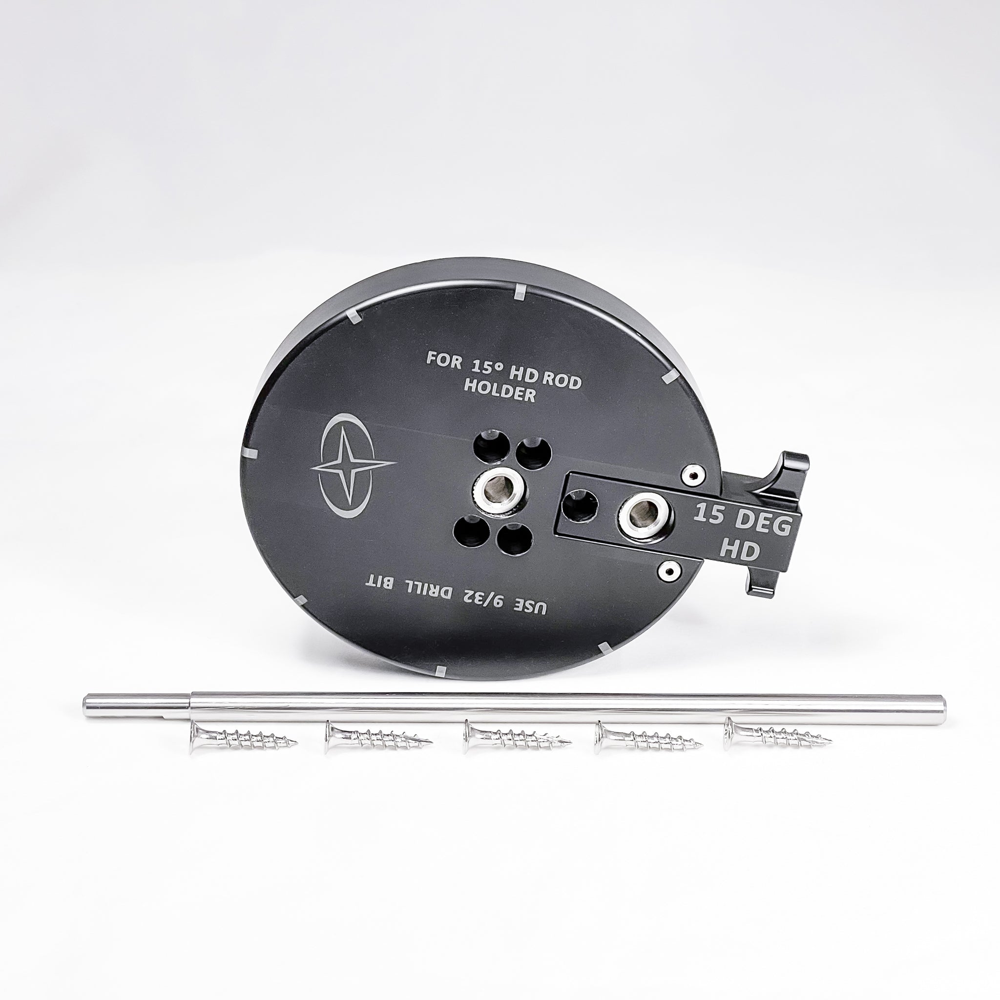 Heavy Duty Rod Holders | 15 Degree Drill Guide | Gemlux® Fishing