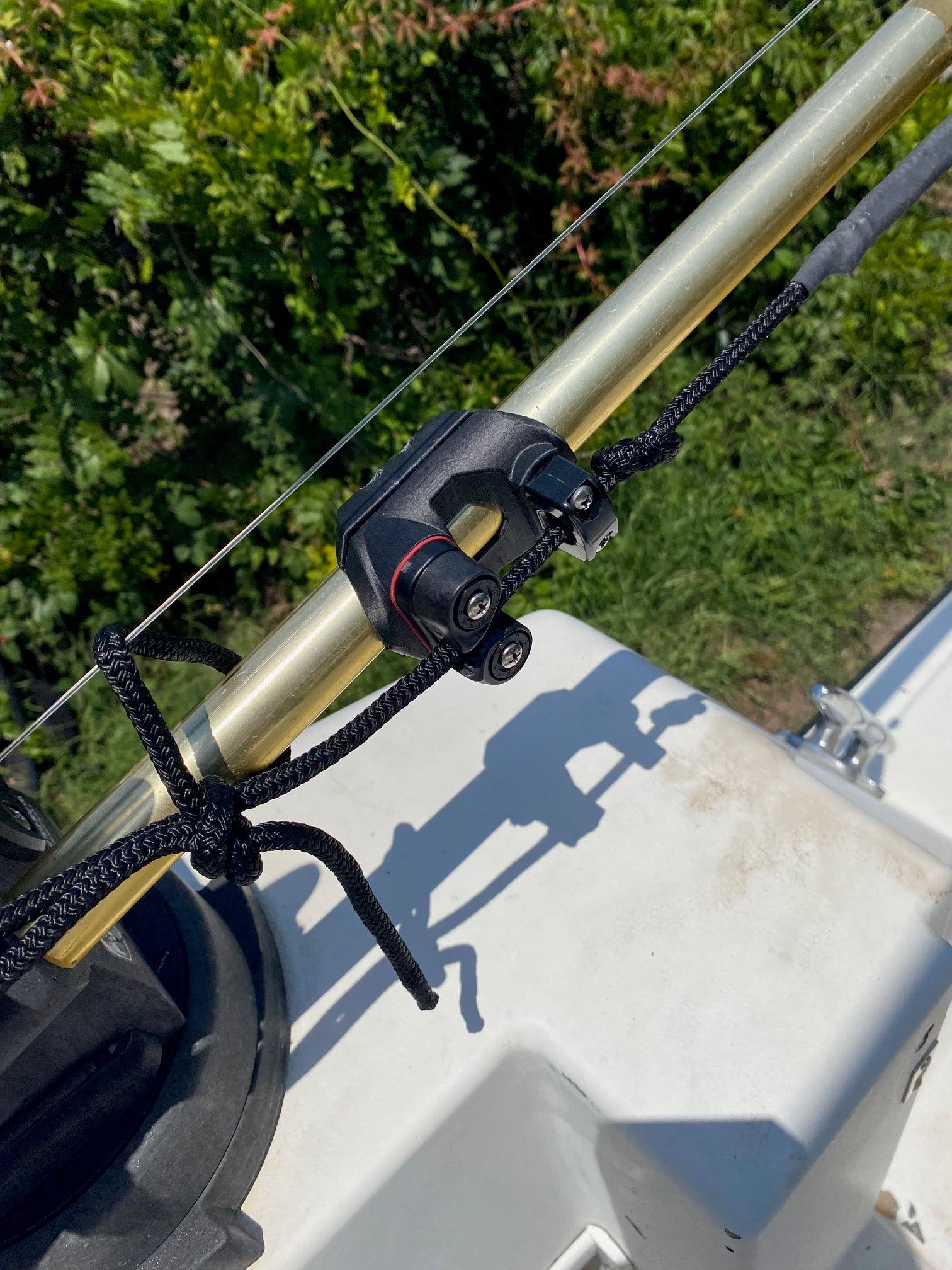 cleat fishing rod holder for Docks and Piers this cleat is movable Cleat Mount Rod Holders with