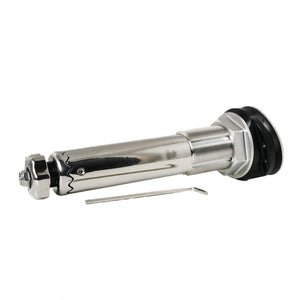 ROD HOLDER 15 DEG LARGE TEAKSAVER, LOCKABLE SWIVEL, BLACK SPLINED ADAPTER