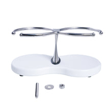 Load image into Gallery viewer, Drink Holder, Double, Stainless with White Poly Base
