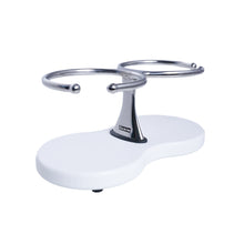 Load image into Gallery viewer, Drink Holder, Double, Stainless with White Poly Base
