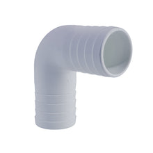 Load image into Gallery viewer, Hose Barb 90deg Elbow Adapter 1.5", White
