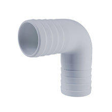 Load image into Gallery viewer, Hose Barb 90deg Elbow Adapter 1.5", White
