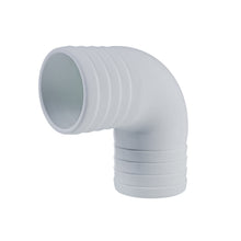 Load image into Gallery viewer, Hose Barb 90deg Elbow Adapter 2", White
