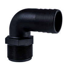 Load image into Gallery viewer, Hose Barb 90deg 1.5" x 1.5” NPS Long Thread
