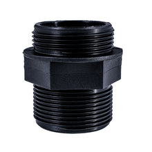 Load image into Gallery viewer, Connector Threaded 1.5" / 1.5" BSP Black
